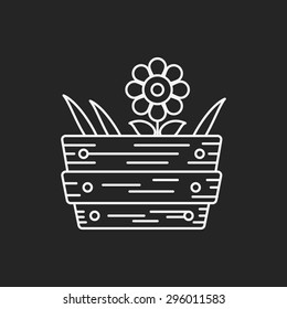 plant line icon