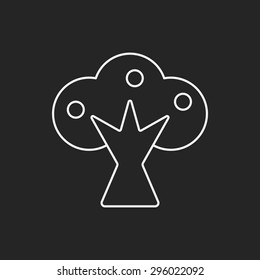 plant line icon