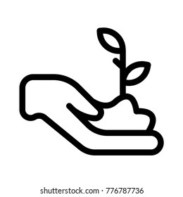  plant Line icon