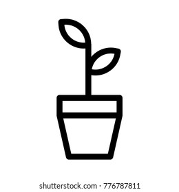  plant Line icon