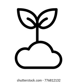  plant Line icon