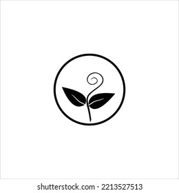 Plant, line icon vector design and illustration with editable stroke