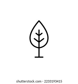 Plant line icon vector design