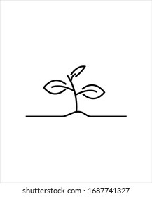 plant line icon,vector best line icon.