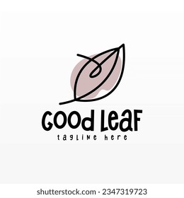 Plant logo design concept template. Leaf logo icon design. Nature logo design template