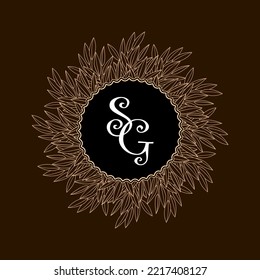 plant logo design icon vector