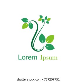 Plant Logo Stock Vector 
