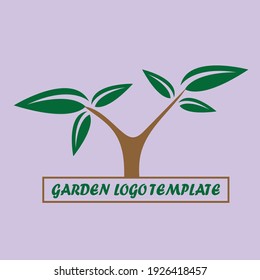 It is a plant logo template.