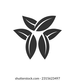 plant logo template. Icon Illustration Brand Identity. Isolated and flat illustration. Vector graphic