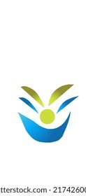 A Plant Logo That Can Be Used For Redesign, And Used For Community Or Business Logos.