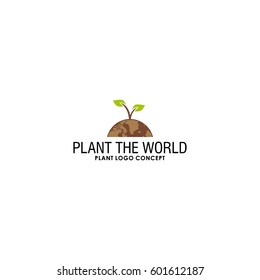 plant logo vector