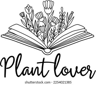 Plant lover svg design, Plant lover vector file svg