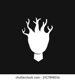 Plant Man Logo Design Vector