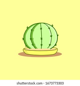 plant mascots in pots, very cute and adorable.