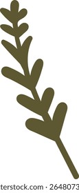 Ilustração do vetor do elemento da botânica natural da planta