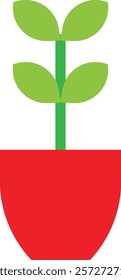Plant Nature Leaf Icon Vector Flat Illustration