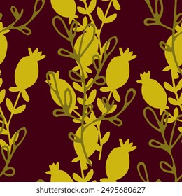 plant nature pattern simless summer floral wallaper