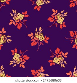 plant nature pattern simless summer floral wallaper