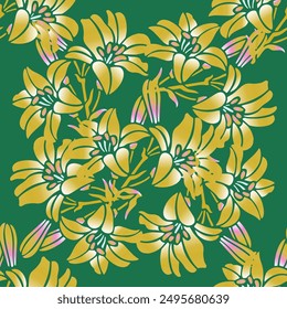 plant nature pattern simless summer floral wallaper