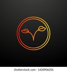 Plant nolan icon. Elements of ecology set. Simple icon for websites, web design, mobile app, info graphics