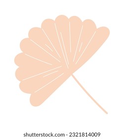 Plant On Stem Vector Illustration