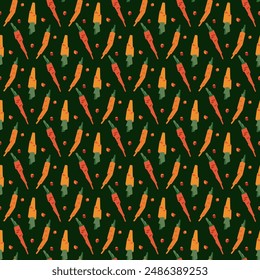 Plant ornament. Healthy food. Farming and agriculture. Regular rhythm. Food packaging design. Recipes and cooking vegetables