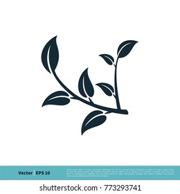 Plant Ornamental Icon Vector Logo Template Illustration Design. Vector EPS 10.