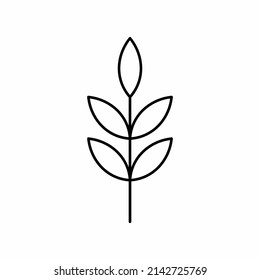 Plant Outline Icon Any Project Stock Vector (Royalty Free) 2142725769 ...