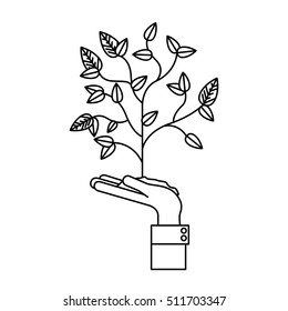 Plant over hand design