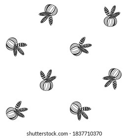 Plant pattern, potted plants, ideal for decoration, drawing on fabric or wrapping paper
