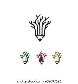 plant pencil idea