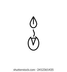 Plant Pictogram For Apps, Sites, Design 