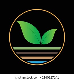 plant or plantation logo or icon