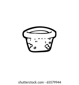 plant pot cartoon