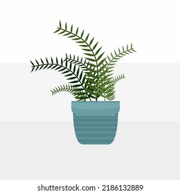 Plant pot design vector template