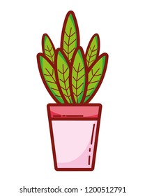 Plant pot drawing