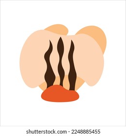 Plant and Pot Elements Vector