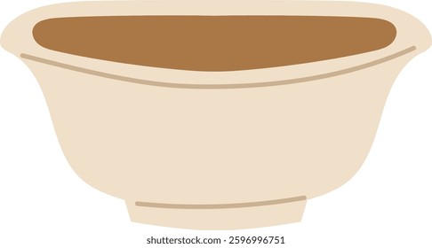 Plant Pot Handdrawn Vector Illustration
