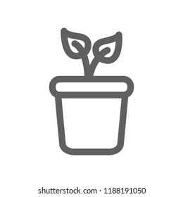 plant , plant pot icon