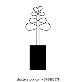 plant in a pot icon