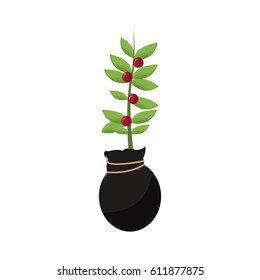 plant in a pot icon