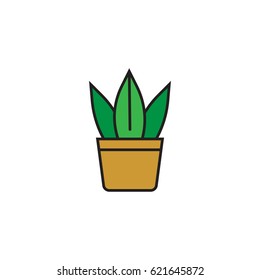 Plant in the pot icon. 