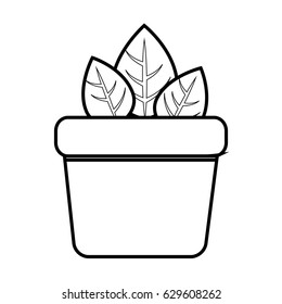 plant in a pot icon
