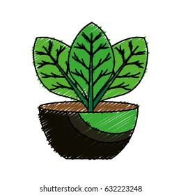 plant in a pot icon