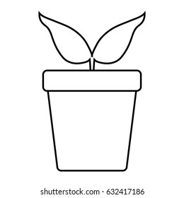 plant in a pot icon