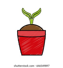 plant in a pot icon