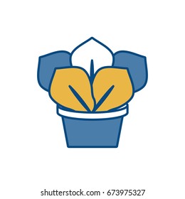 plant in a pot icon