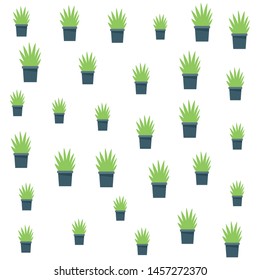 plant pot icon cartoon pattern background wallpaper vector illustration graphic design
