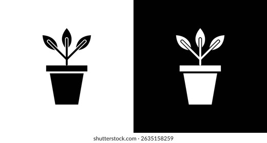 Plant Pot icon concept, vector illustration