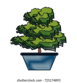 plant in pot icon image